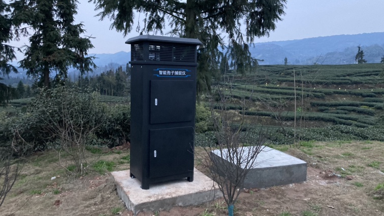 四川雅安茶園項(xiàng)目智能孢子捕捉儀安裝成功